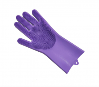 Magické nezničitelné gumové rukavice na mytí (1pár) Barva: Fialová