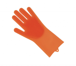 Magické nezničitelné gumové rukavice na mytí (1pár) Barva: Oranžová