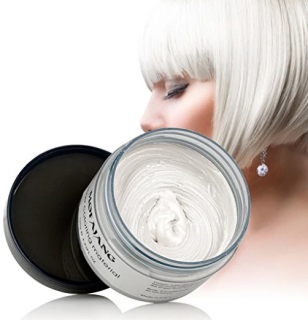 Mofajang Barevný vosk do vlasů Barva: Bílá