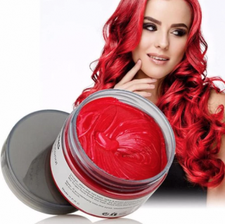 Mofajang Barevný vosk do vlasů Barva: Červená