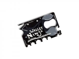 Ocelová multifunkční karta Wallet Ninja 18v1