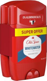Tuhý deodorant Old Spice Whitewater výhodný set 2× 50 ml