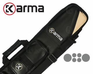 Karma Bara 2x4 kulečníkové pouzdro - černá / béžová