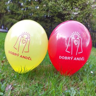 Nafukovací balonky - Dobrým andělům pro radost Červené