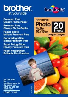 BP71GP20 (fotopapíry – 20 listů, 10x15cm Premium Glossy, 260g/m2)