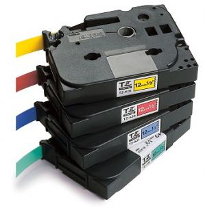 TZE-365 (TZ-365 kazeta s páskou TZ šířky 36mm – laminovaná – černá/bílá)