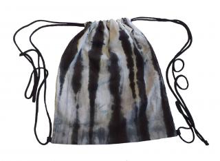 CEDR Batoh stahovací 36l batika šedá (Batikovaný šedý batoh)