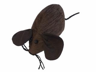 CEDR Myška textilní 17 x 9 cm (Myška - textilní hračka či dekorace)