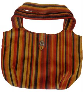 CEDR Taška letní 53x37cm knoflík - barevná (Letní taška se zapínáním na knoflík)