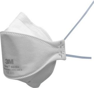 3M™ Aura™ Filtrační polomaska proti pevným částicím bez ventilku, 9320+