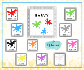 BARVY - Obrázkové karty