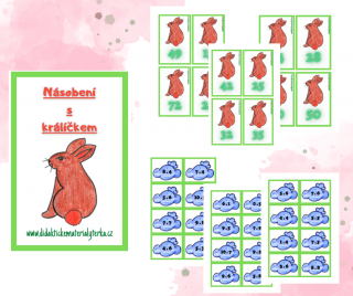 Didaktická hra - Násobení s králíčkem - PDF