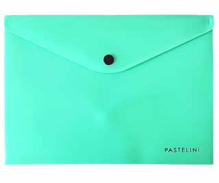 Obálka s drukem - A5 - zelená - PASTELINI
