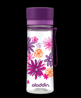 ALADDIN AVEO láhev na vodu 350ml fialová s potiskem