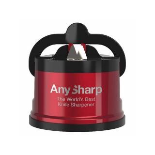 AnySharp Brousek na nože PRO metalická červená
