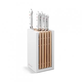 Blok na nože s 5 noži Classic White (varianta Santoku) - Wüsthof Dreizack Solingen
