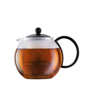 BODUM ASSAM Čajová konvice se sítkem plast 1 l černá 1844-01