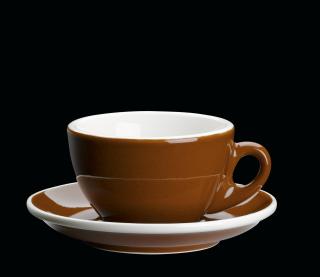 Cilio Capuccino šálek s podšálkem Roma hnědý 100 ml