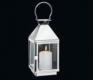 Cilio Lucerna Villa nerezová mini 13 x 13 cm
