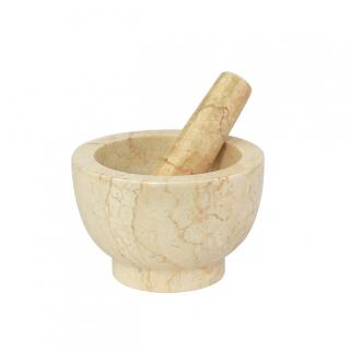Cilio Mramorový hmoždíř béžový 13 cm
