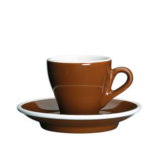 Cilio Porcelánový šálek na espresso Milano hnědý 50 ml