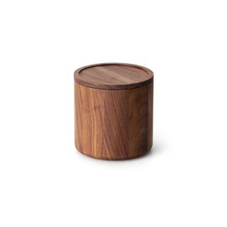 Dóza s víčkem kulatá 13 cm, ořech - Continenta