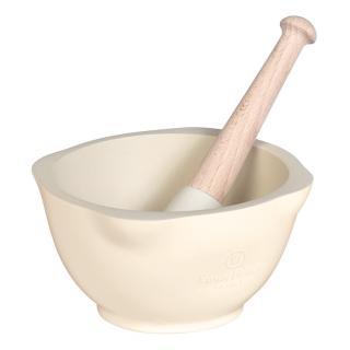 Emile Henry Hmoždíř 14 cm krémový Clay