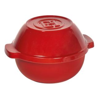Emile Henry Hrnec na brambory otočný 24 cm červený Burgundy