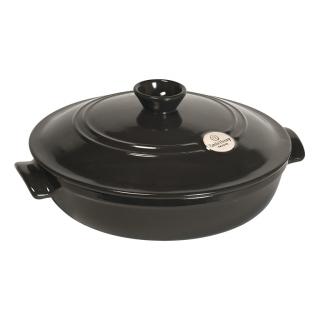 Emile Henry Kastrol na pečení Braiser 29 cm antracitový Charcoal
