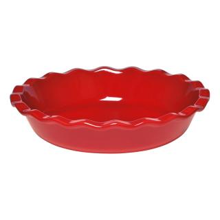 Emile Henry Koláčová forma 26 cm červená Burgundy