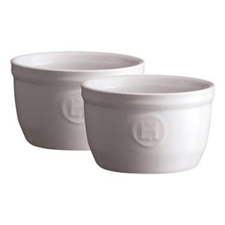 Emile Henry Sada 2 ks ramekinů 9 cm bílá Flour