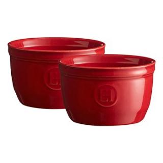 Emile Henry Sada 2 ks ramekinů 9 cm červená Burgundy