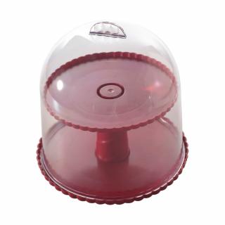 Etažér s poklopem 25,4 cm červený - Nordic Ware