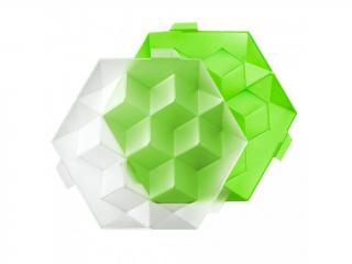 Forma na led ve tvaru velkých krychlí, Giant Ice Cube, zelená - Lékué