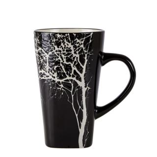 Galzone Kameninový hrnek TREE 500 ml černý