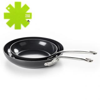 Greenpan Sada pánví  BARCELONA BLACK 20 cm + 28 cm