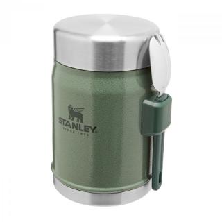 Jídelní termoska s vidličkou Legendary Classic, 400 ml, Hammertone Green - STANLEY