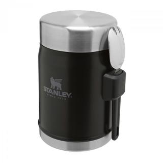 Jídelní termoska s vidličkou Legendary Classic, 400 ml, Matte Black - STANLEY