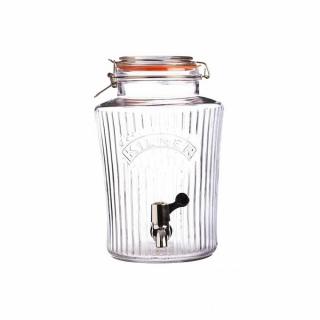 Kilner fazetový soudek s kohoutkem, 5,0 l