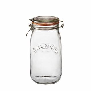 KILNER zavařovací sklenice s klipem kulatá 1,5l
