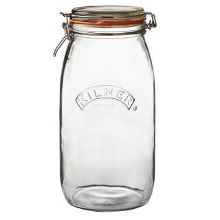 KILNER zavařovací sklenice s klipem kulatá 3l