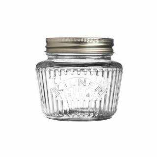 KILNER zavařovací sklenice s víčkem 0,25l fasetový design