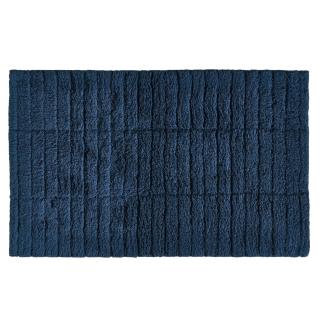 Koupelnová předložka Tiles, tmavě modrá - Zone Denmark