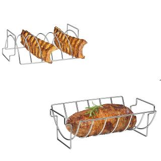 Küchenprofi BBQ košík na žebírka a pečeni