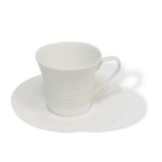 Maxwell &amp; Williams  Šálek na cappucino s podšálkem White Basics Cirque 230ml P0444809