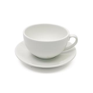Maxwell &amp; Williams Šálek s podšálkem na cappuccino WHITE BASICS 320 ml