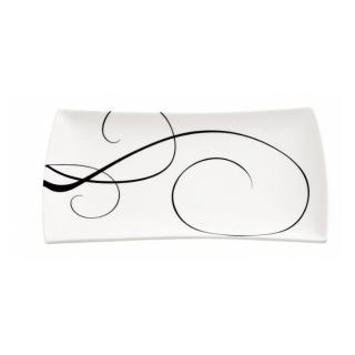 Maxwell &amp; Williams WHITE BASICS BREEZE obdélníkový talíř 20 x 11 cm