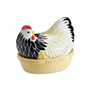 Mísa s víkem ve tvaru slepice Mother Hen Nest, kropenatá  - Mason Cash