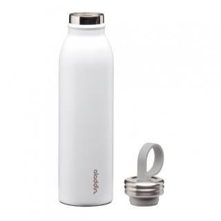 Nerezová láhev na vodu s vakuovou izolací Chilled Thermavac™, 550 ml, bílá - Aladdin