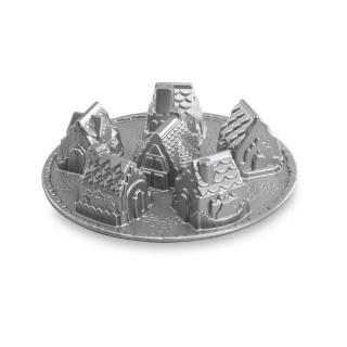 Nordic Ware Bábovka Vesnička 6ks 6cup stříbrná